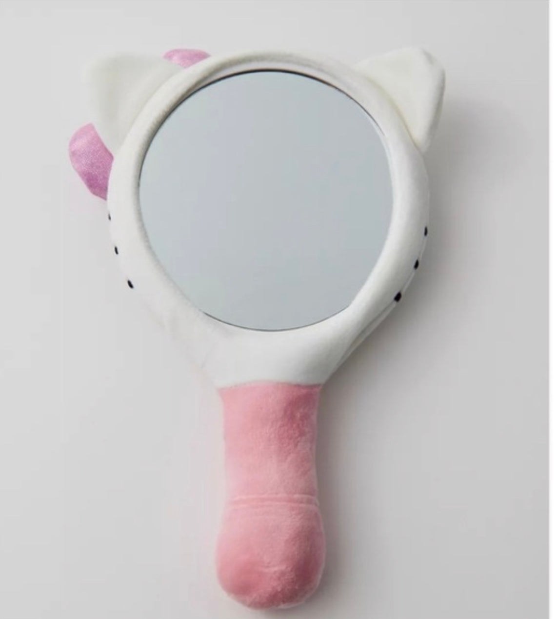 Plush portable mirror -The Crème x Hello Kitty