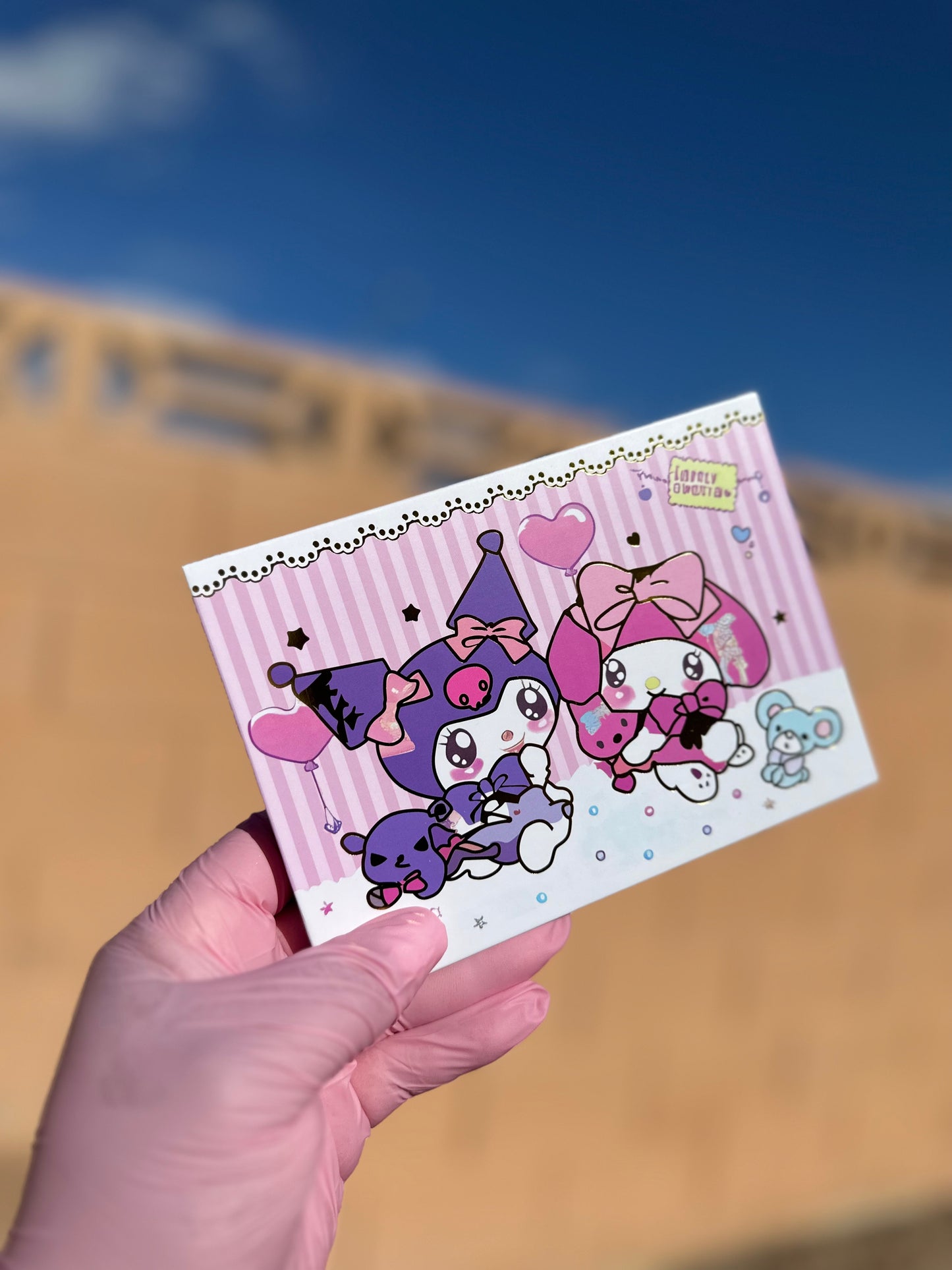 Kuromi & My Melody Face Palette Blushes