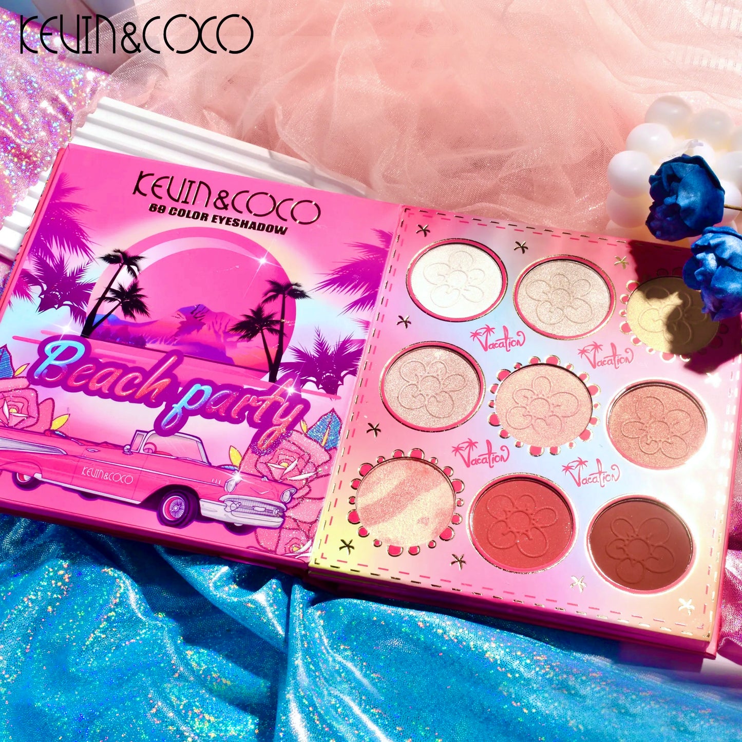 KEVINCOCO 69 color super runner hot girl sweet cool Eyeshadow palette