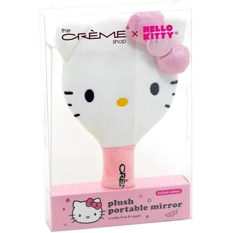 Plush portable mirror -The Crème x Hello Kitty