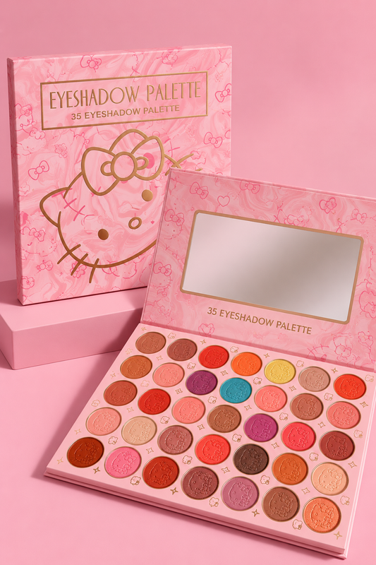 Hello Kitty Inspired 35 - Color Eye Shadow Pallet Pink Edition