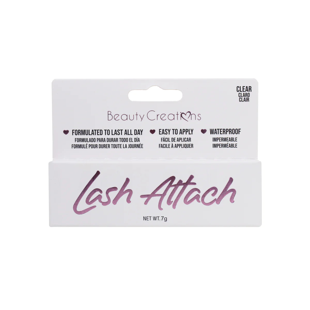 LASH ATTACH GLUE - TUBE/ COLOR CLEAR