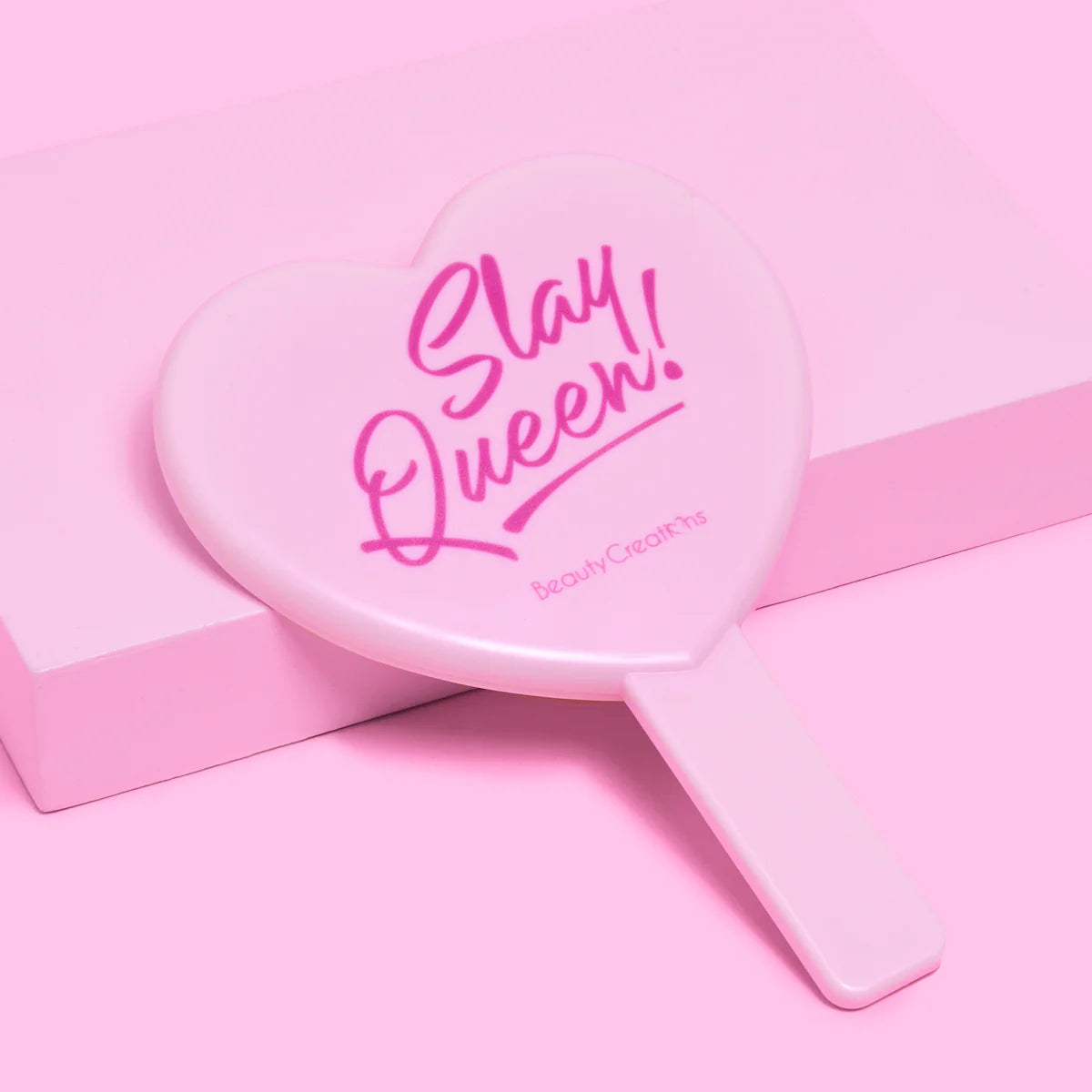 "SLAY QUEEN" HEART SHAPED
HANDHELD MIRROR